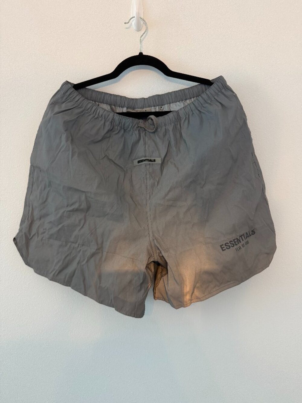 (Never Wore) Essentials X Fear Of God Reflective Volley Shorts Waist: 31-34